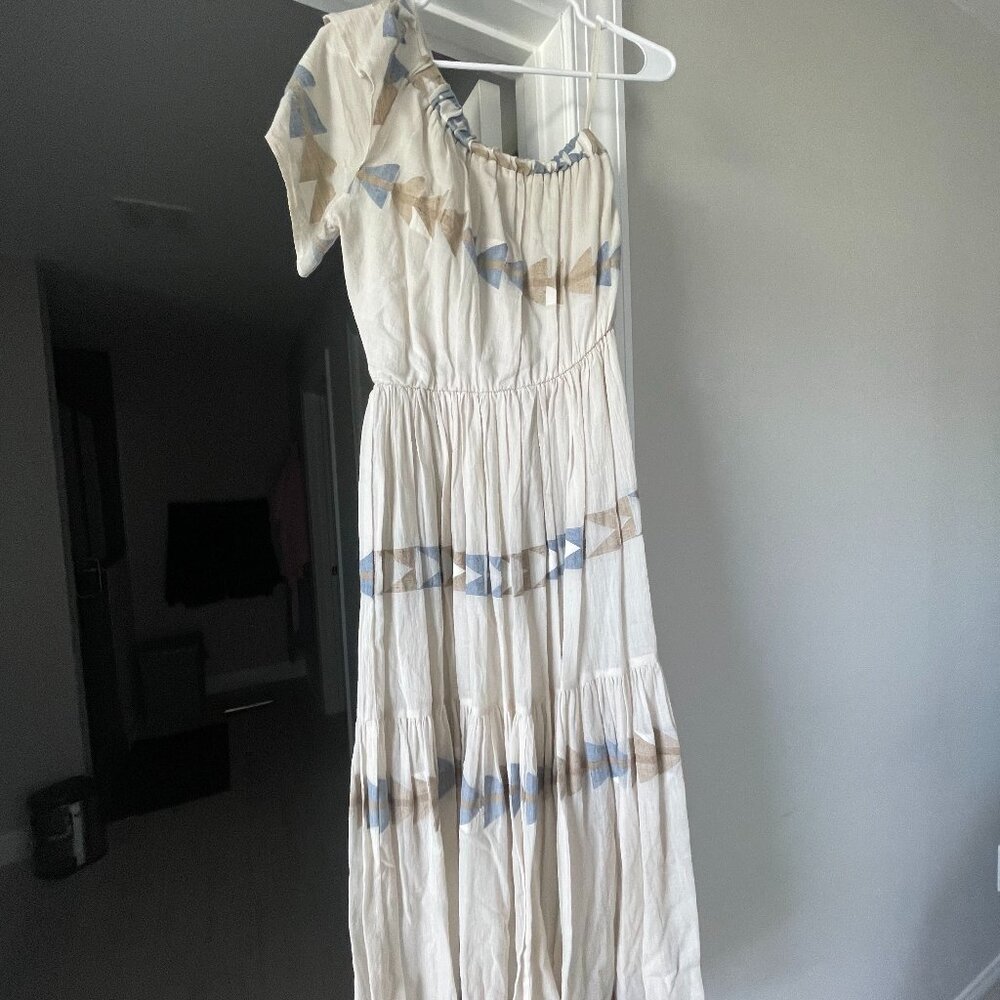 Mirth One Shoulder Bohemian Dress Size Small